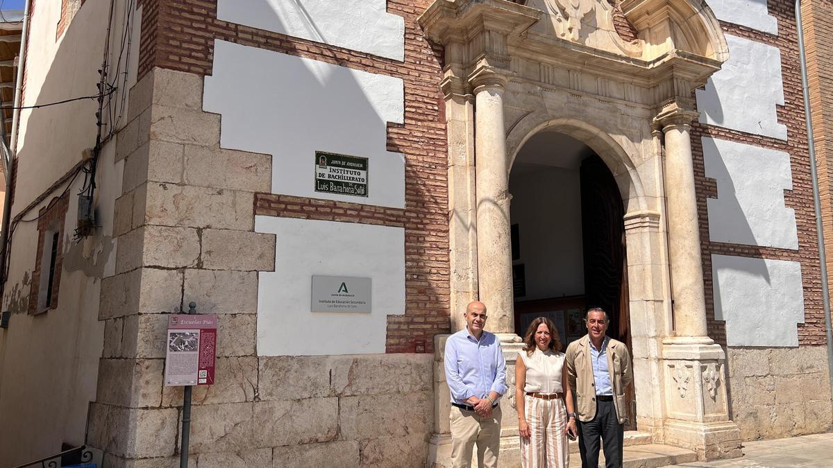 Presentación de los planes de Plan de Confort Térmico y de Bioclimatización en el IES Luis Barahona de Soto, Archidona