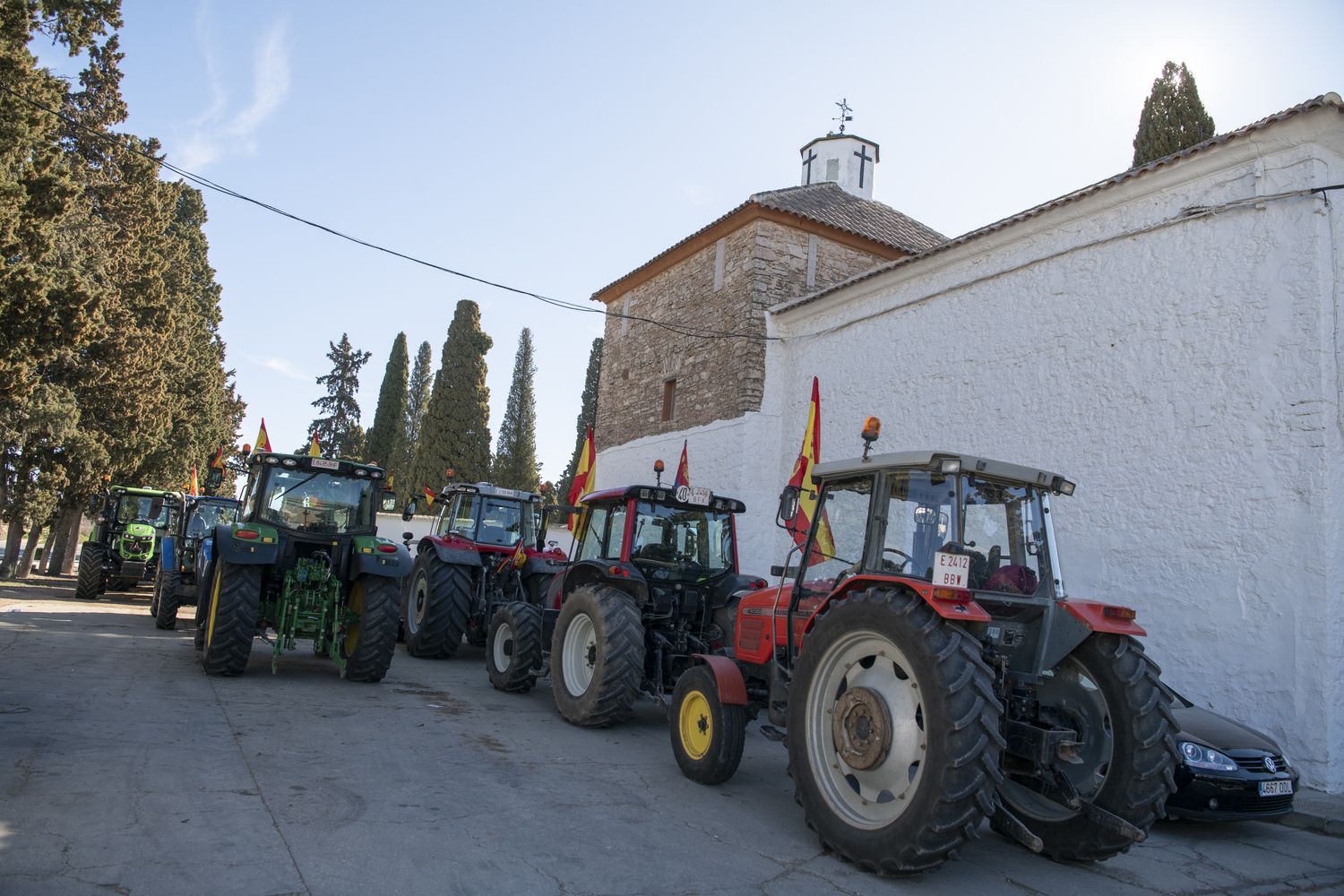 Protestas de los agricultores en Galicia