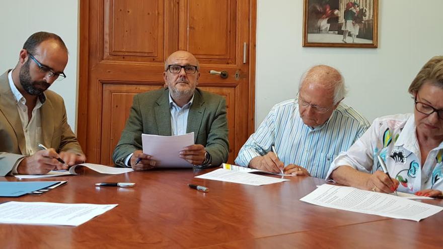 El Consell firma el acta de ocupación de Es Sindicat de Felanitx