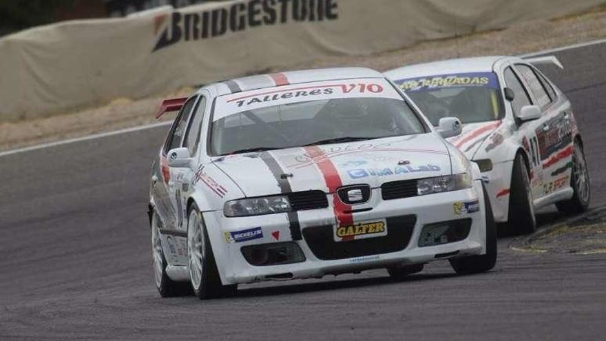 Imagen del Seat León de Campos en el Jarama.