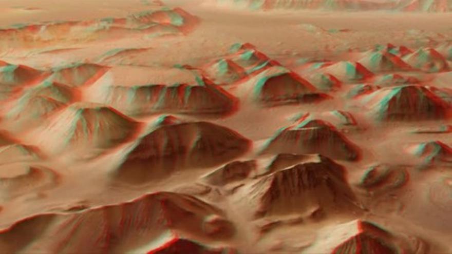 Los caóticos terrenos de Marte
