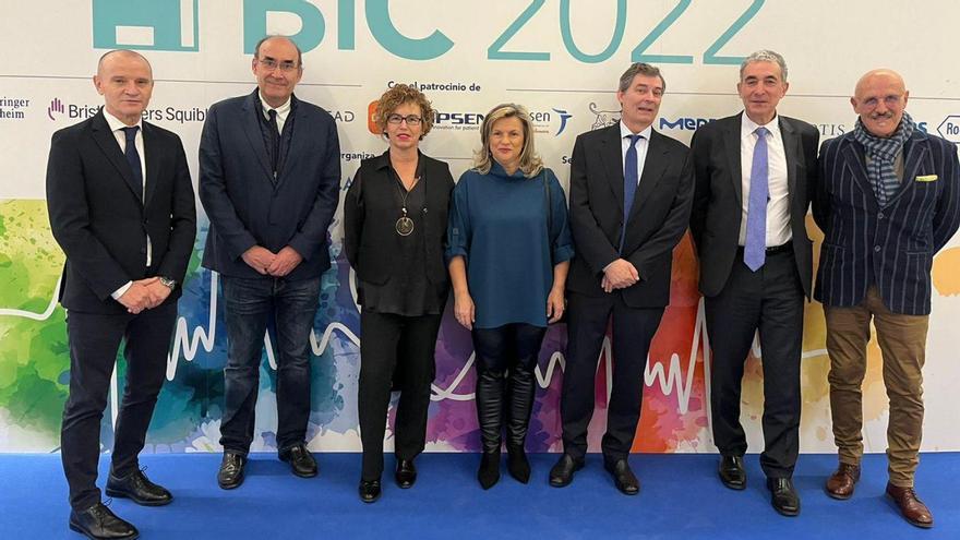 Juan Sánchez, segundo por la derecha, en la entrega de los premios Best in Class.