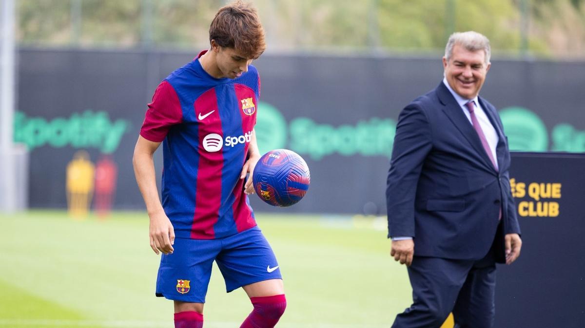 Laporta sobre la cessió de Joao Felix: «És un dia molt important en la història del Barça» Laporta sobre la cessió de Joao Felix: «És un dia molt important en la història del Barça»