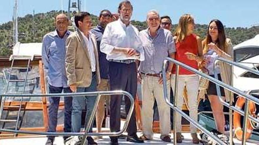 Mariano Rajoy am Mittwoch (22.6.) in Port de Sóller.