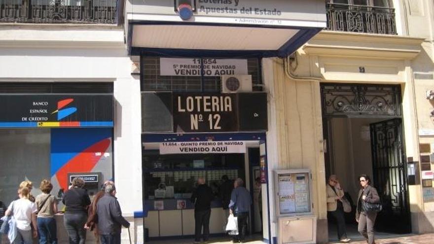 La administración número de 12 de Valencia que ha validado el boleto ganador de primera categoría de la Bonoloto de este jueves 15 de febrero de 2018