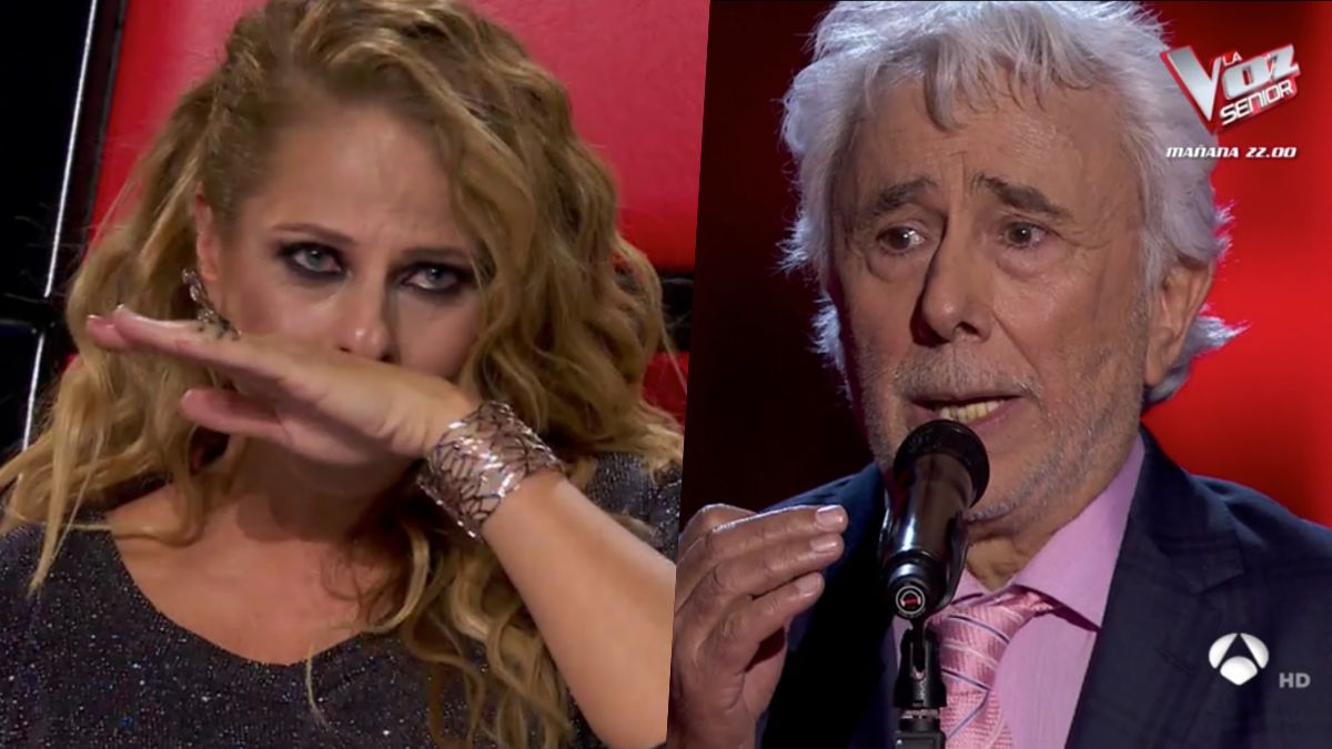 Pastora Soler y Andrés Caparrós en 'La voz senior'