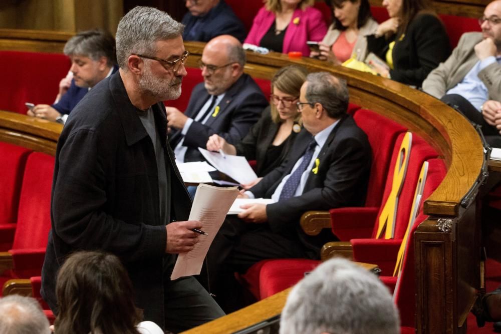 Ple d'investidura de Quim Torra