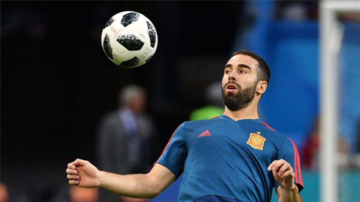 Dani Carvajal ofrece sus sensaciones ante los medios