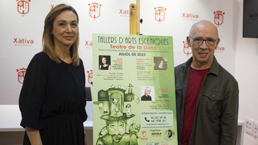 Paula Llorens, Eva Zapico y Àngel Bonora impartirán talleres de teatro en Xàtiva