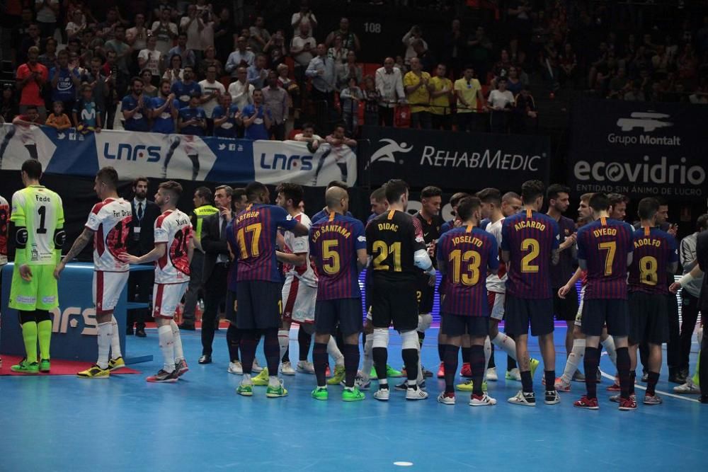 Final del partido de ElPozo - Barcelona