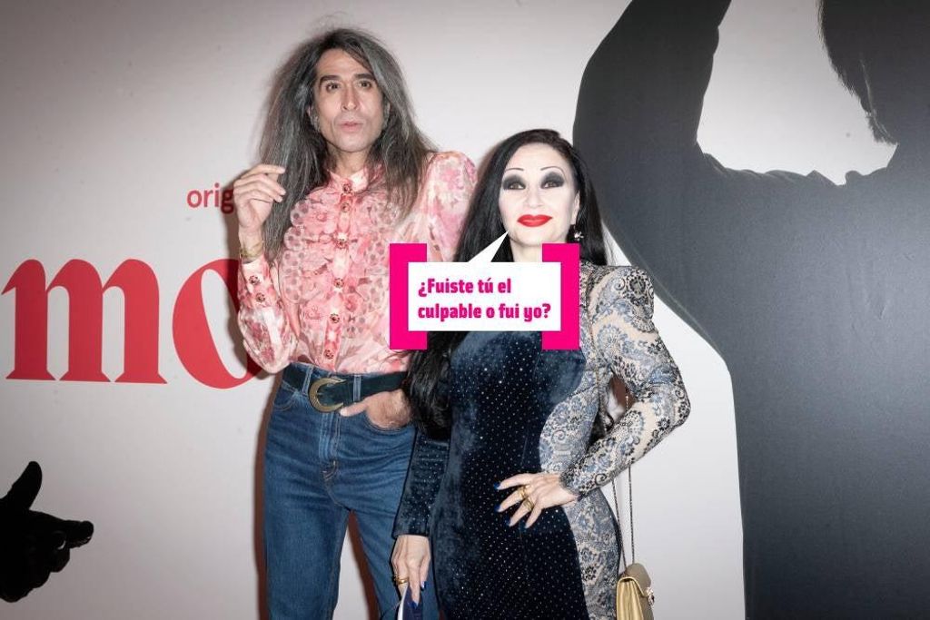 Mario Vaquerizo y Alaska en un photocall, en Madrid