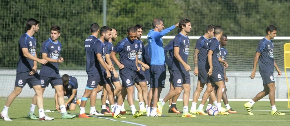 Cuarto entrenamiento de la semana - El domingo, el Dépor recibe al Athletic en Riazor.