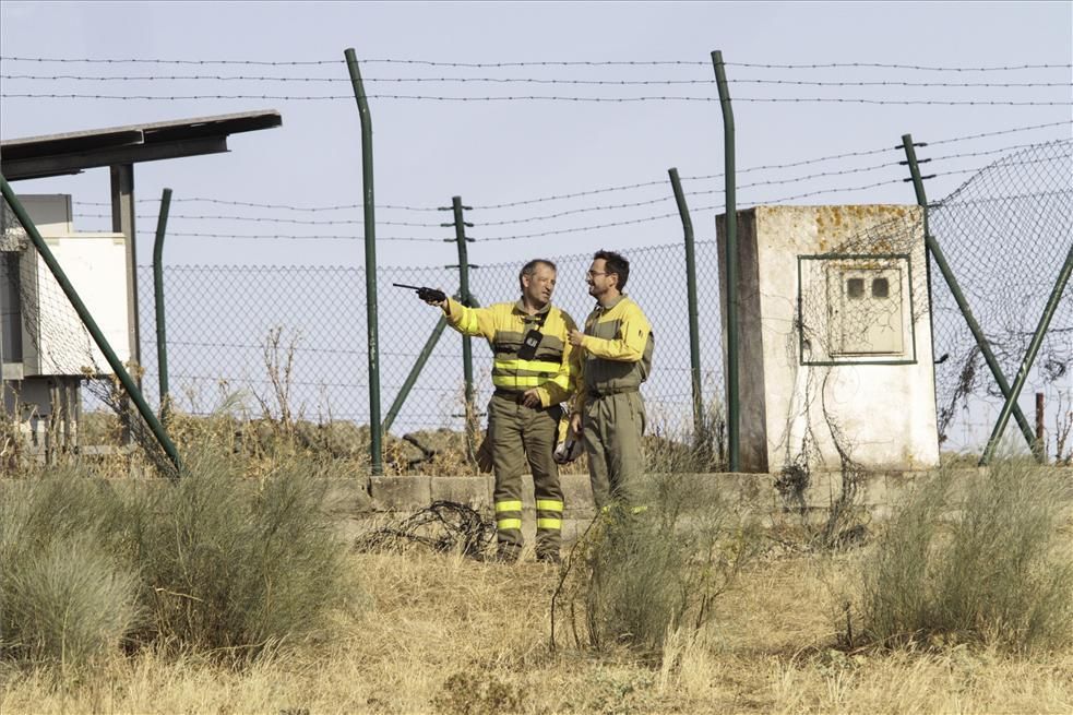 Incendio forestal en Cáceres