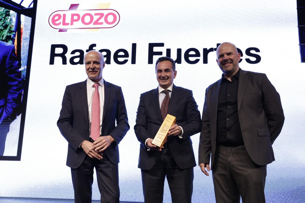 Rafael Fuertes recoge el premio a mejor CEO en los Best!n Food.