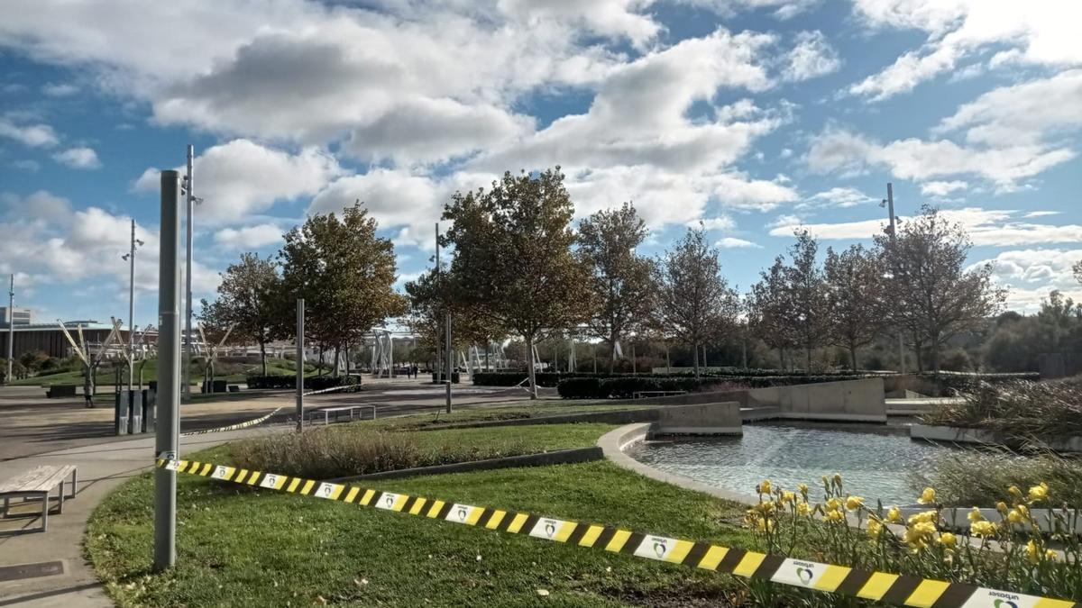 Nubes vistas desde la Expo, el pasado fin de semana