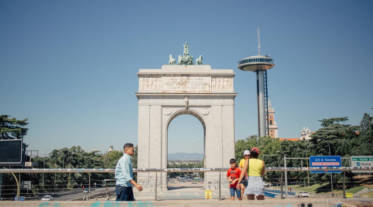 Arco franquista de la Victoria, en Moncloa, Madrid.