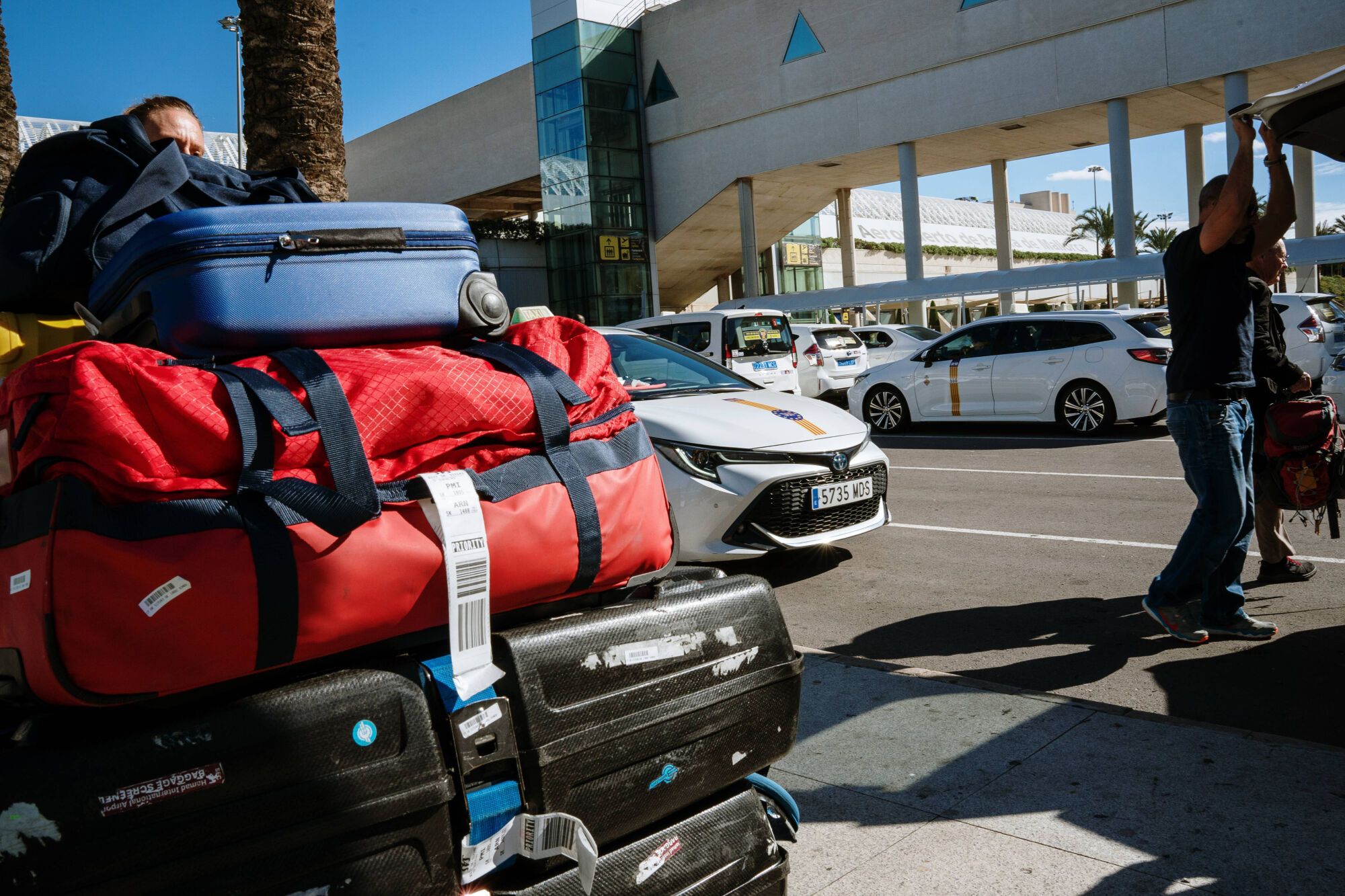 Taxis aeropuerto de Palma Son Sant Joan - Nueva parada de taxis - Obras aeropuerto