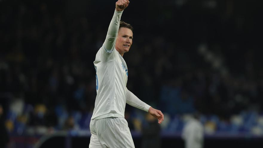 McTominay, el artífice de la victoria del Nápoles: marcó el primero y provocó el segundo