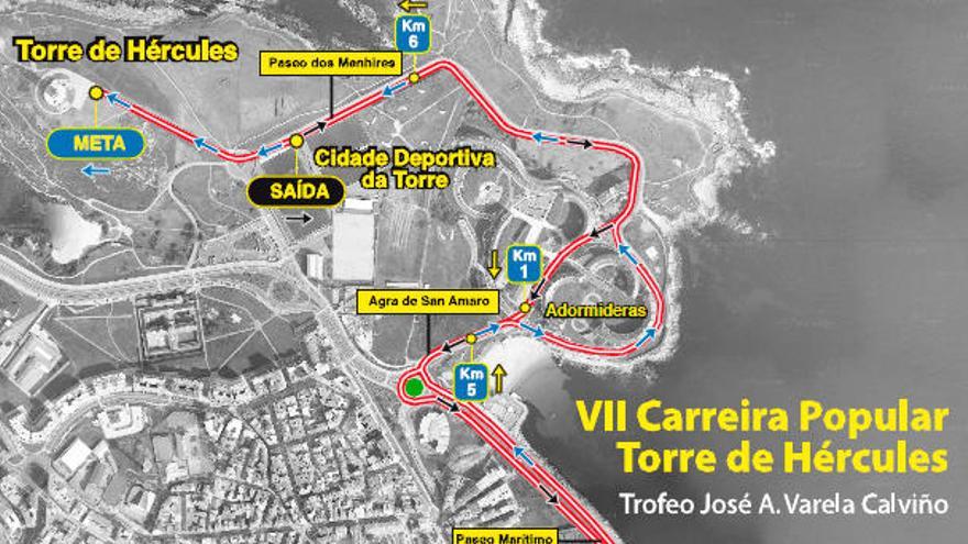 La carrera Torre de Hércules interrumpirá el tráfico en el paseo la noche  del sábado - La Opinión de A Coruña