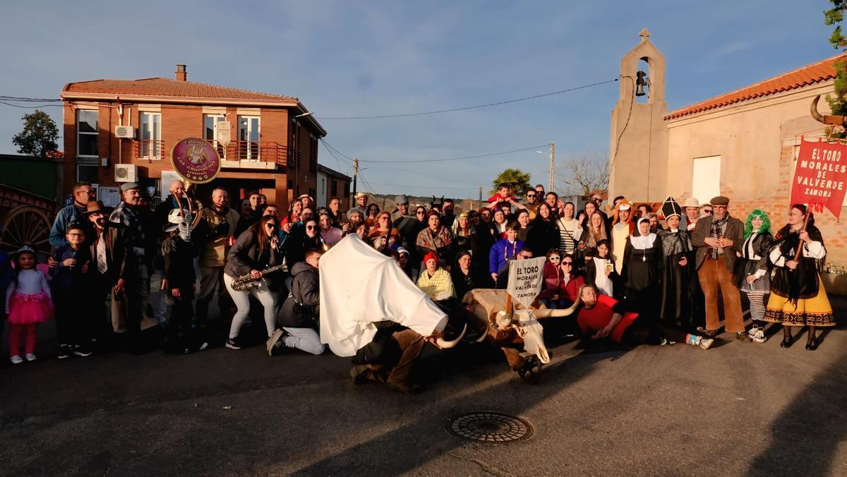 GALERÍA | El Toro de Carnaval de Morales de Valverde, en imágenes