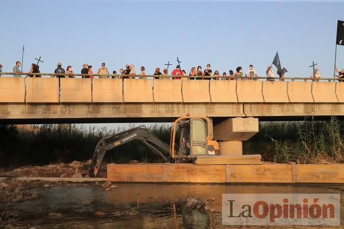 Protesta contra el estado del Mar Menor