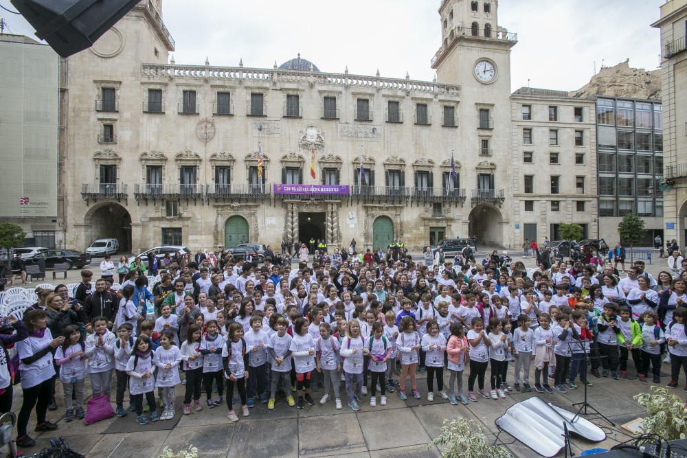 Actos contra la violencia de género en Alicante