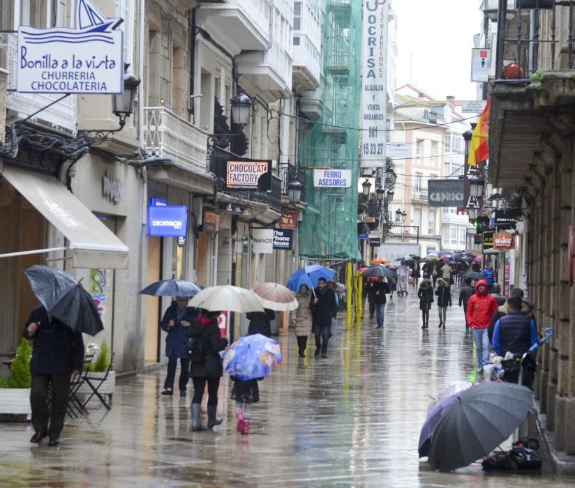 Las imágenes del temporal en A Coruña este sábado