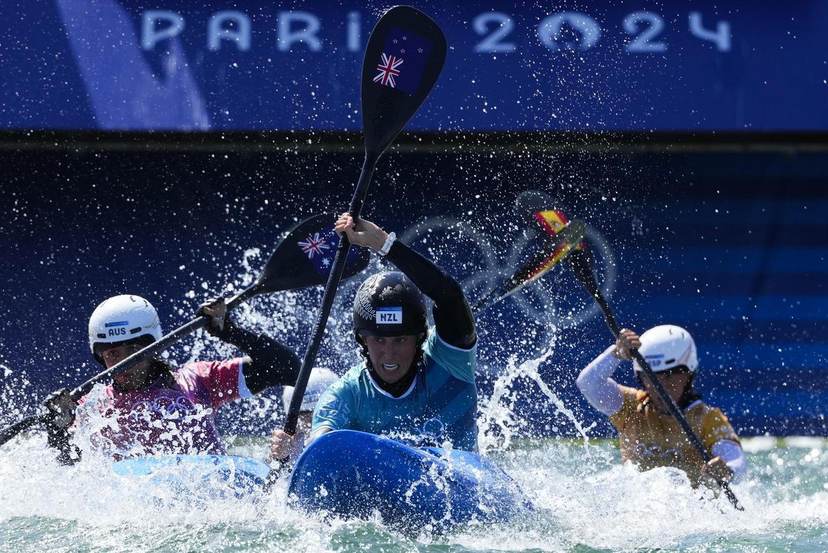 Maialen Chourraut participa en los cuartos del kayak cross.