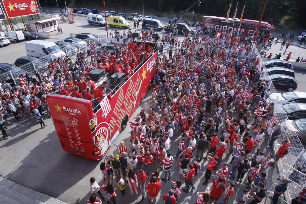 Rua de celebració de l'ascens del Girona