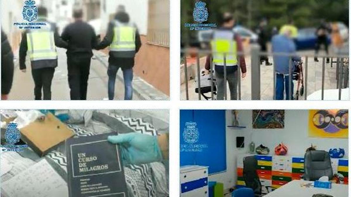 Imágenes grabadas por la Policía Nacional en el registro de La Chaparra.
