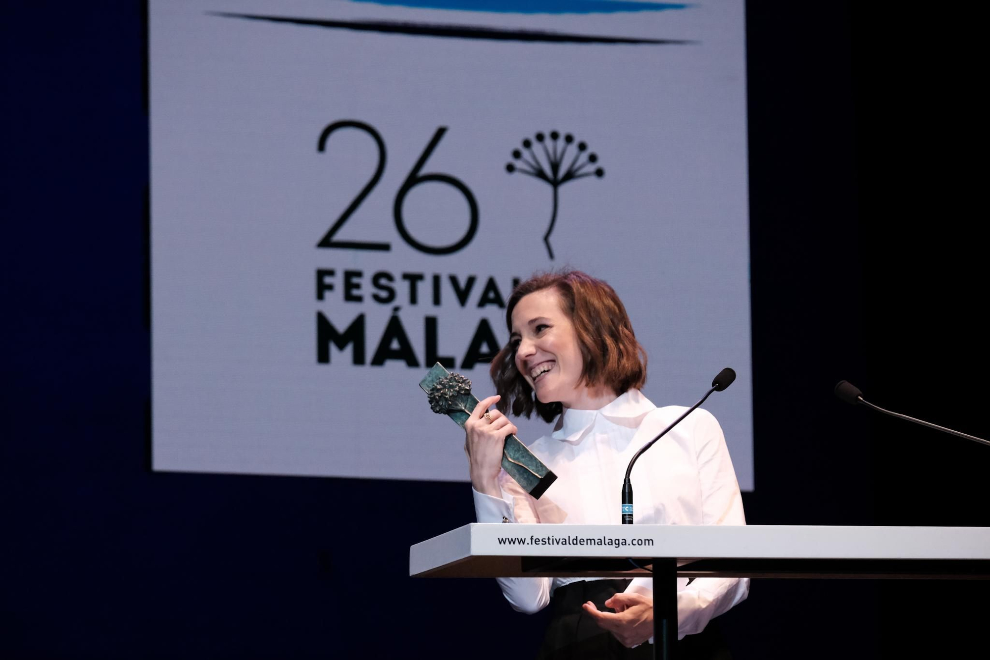 La directora Carla Simón recibió el Premio Málaga Talent-La Opinión de Málaga del Festival de Cine de Málaga 2023