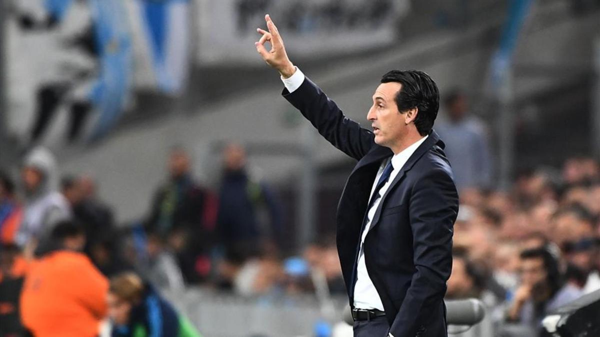 Emery considera que en Marsella fueron a por Neymar