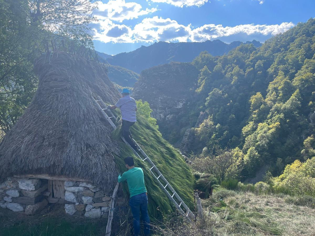Teitando en La Chomba.