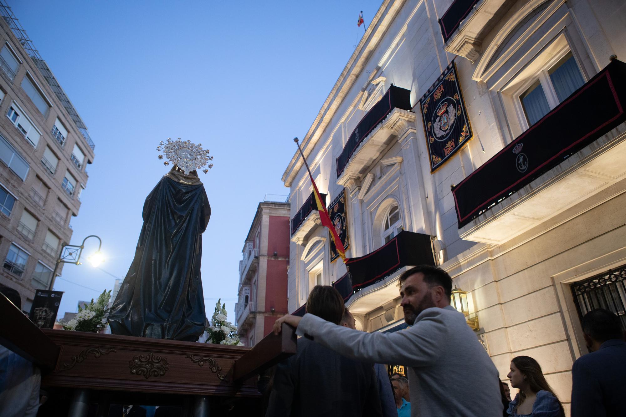 Traslado de los Cristos y Vírgenes de marrajos y californios en Cartagena