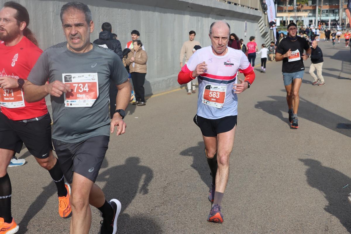 Jaume Cardona, durante la carrera