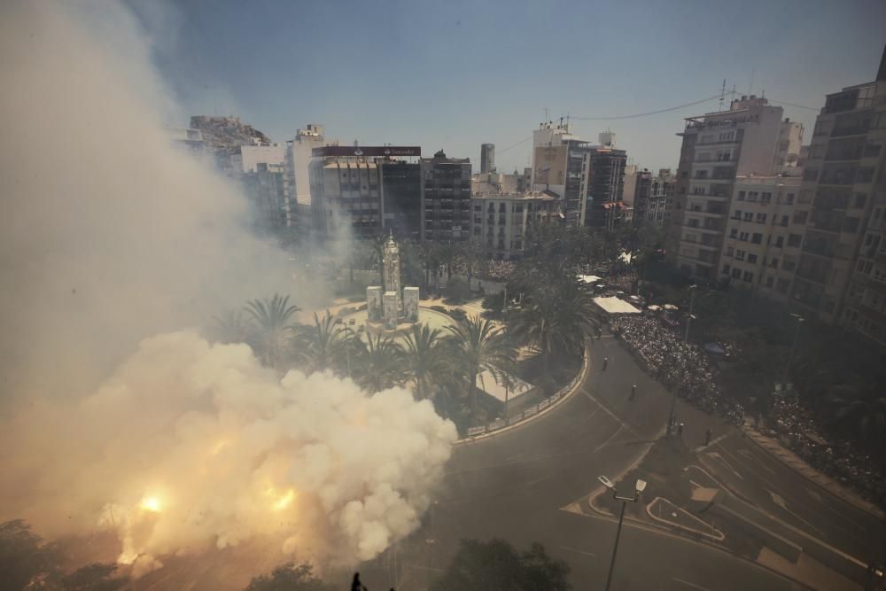 Un instante de la mascletà