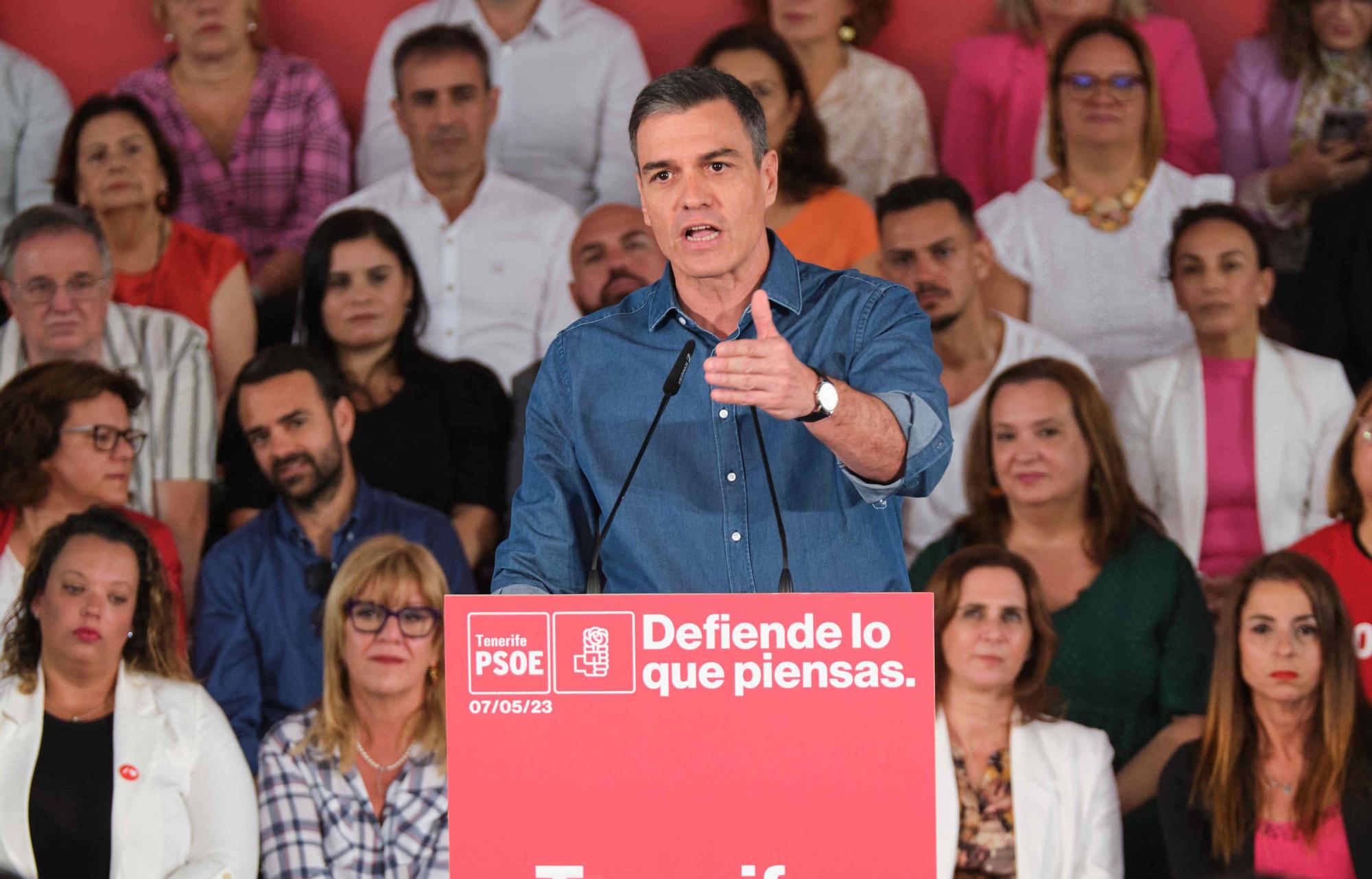 Mitin de Pedro Sánchez en Tenerife