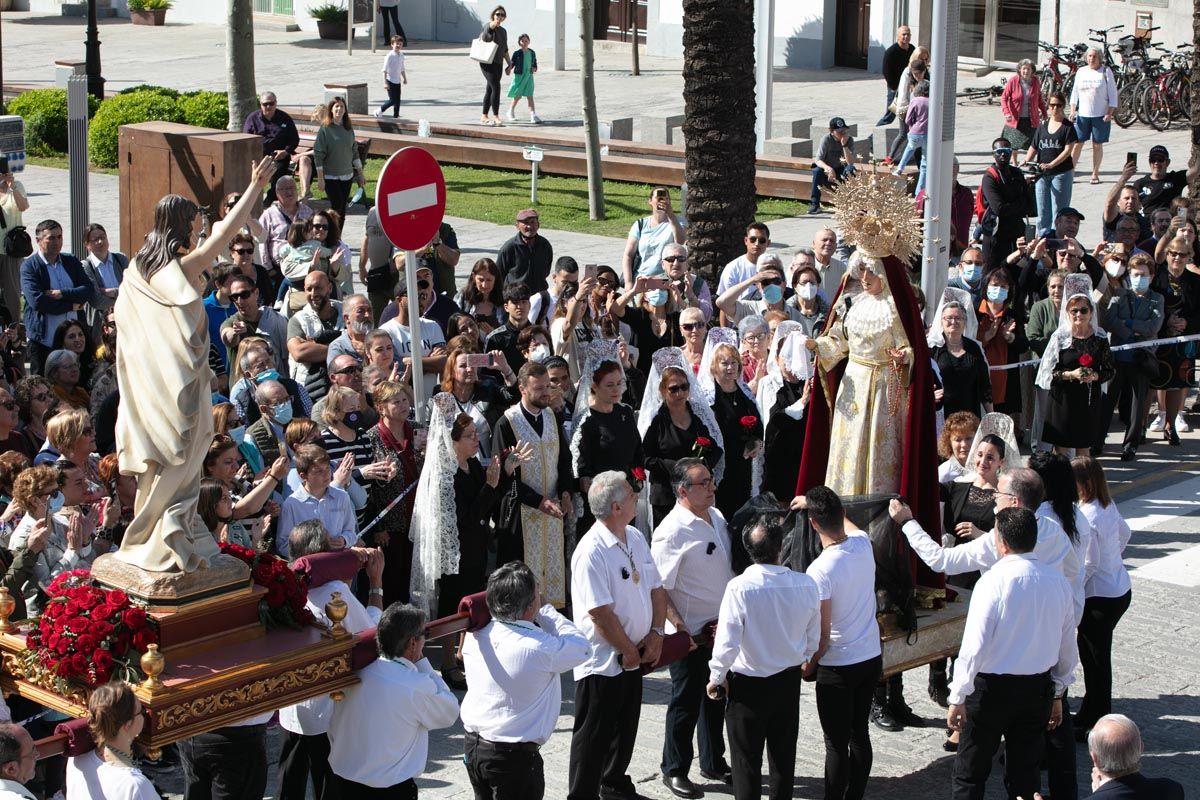 Semana Santa de Ibiza: Santo Encuentro en Santa Eulària en el Domingo de Pascua