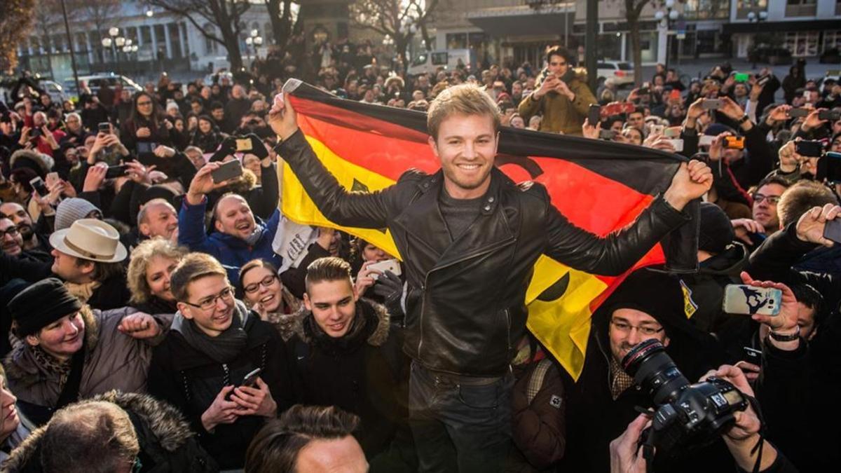 Rosberg en Wiesbaden