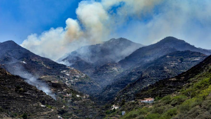 Panorámica de una de las zonas afectadas por el fuego del pasado mes.