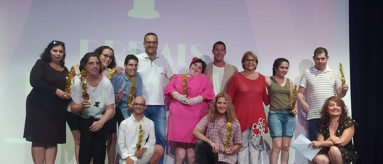 El grupo de teatro de diversidad funcional de Picassent reciben los premios &quot;Estrela d&#039;or&quot;.