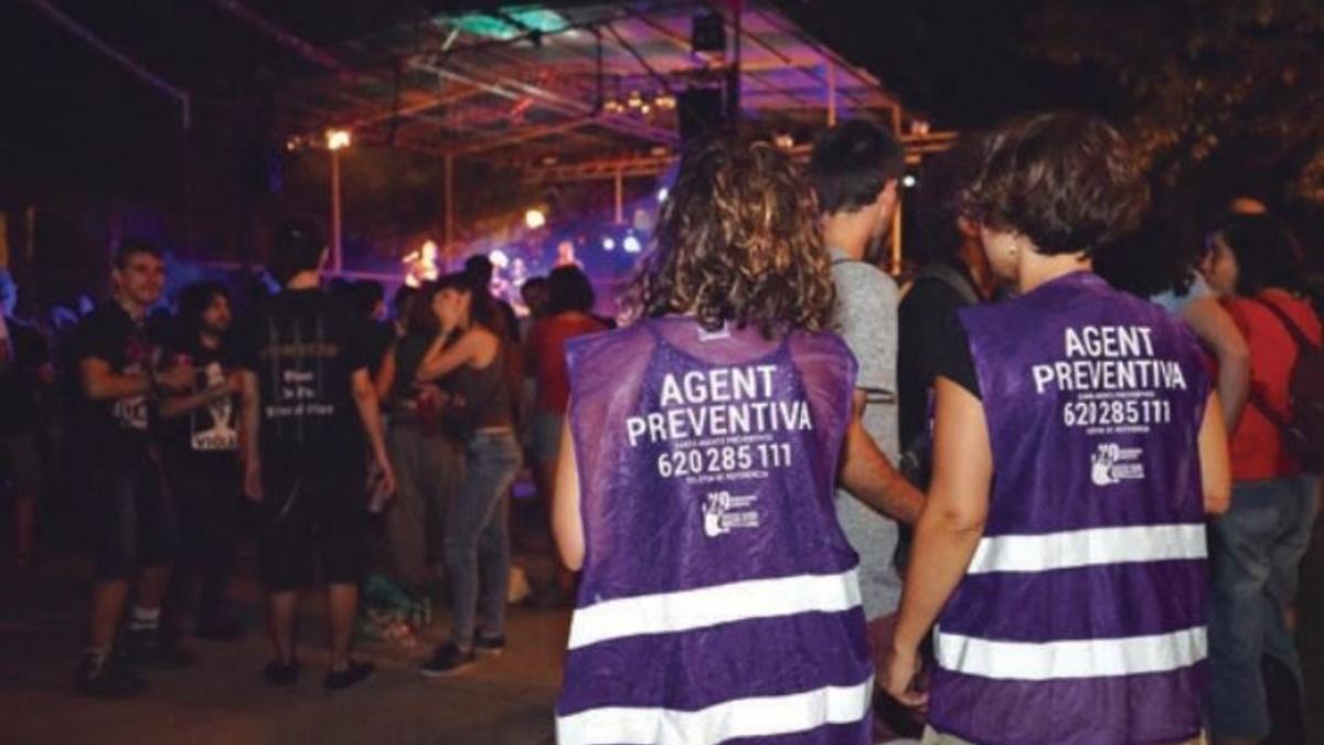 Agentes preventivas de agresiones machistas de Esplugues.