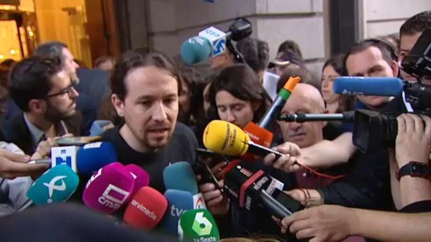 Iglesias: "Somos la alternativa frente a la triple A que dará el Gobierno al PP"