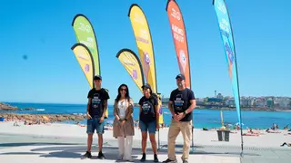 Las playas de Orzán y Riazor acogerán una campaña de reciclaje los próximos cuatro fines de semana