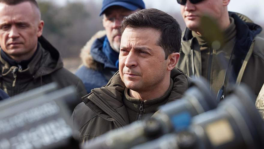 Guerra en Ucrania: El presidente-actor atrapado en una película de no ficción
