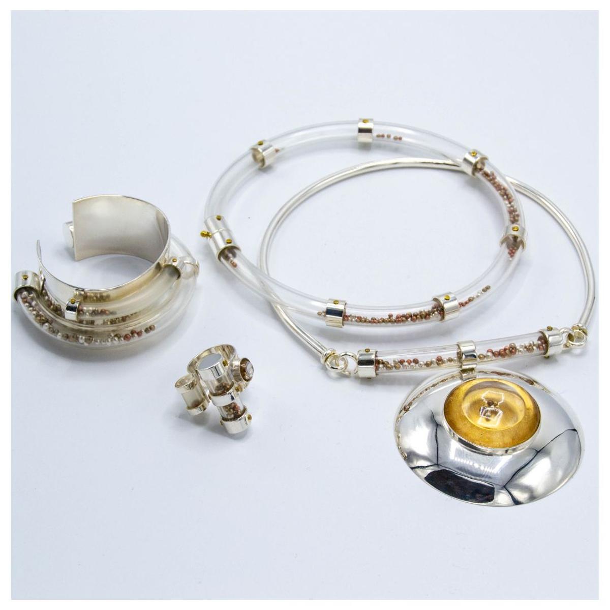 Varias de las piezas diseñadas por la exalumna de la EASD Mestre Mateo de Santiago Carlota Cao.