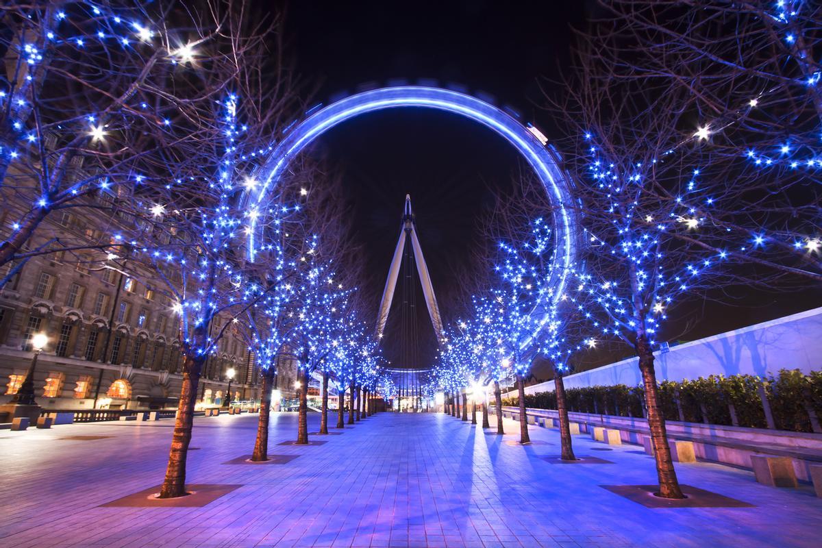 Luces de Navidad en Londres.