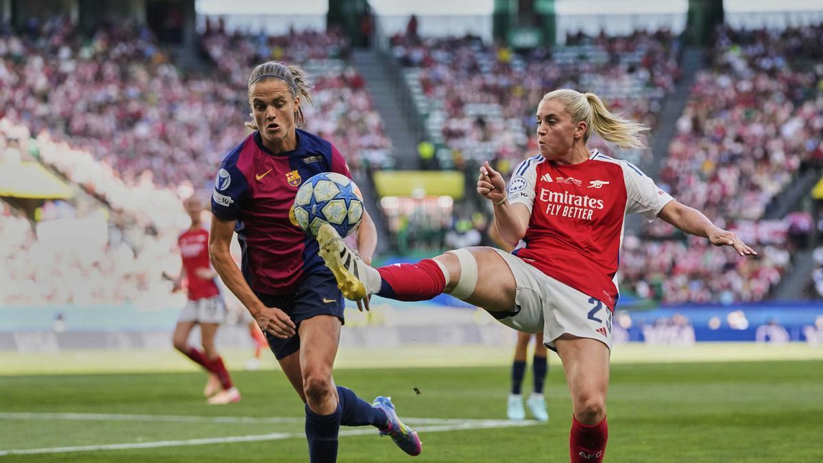 Arsenal-Barça en la final de la Champions (1-0)