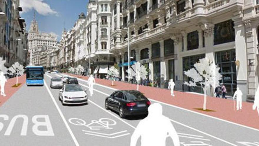 La calle Colón seguirá el modelo de la Gran Vía de Madrid pero a largo plazo