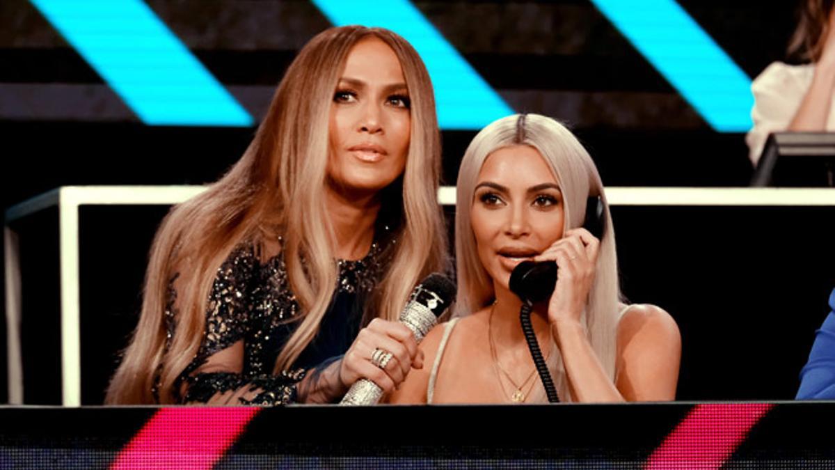Jennifer Lopez y Kim Kardashian